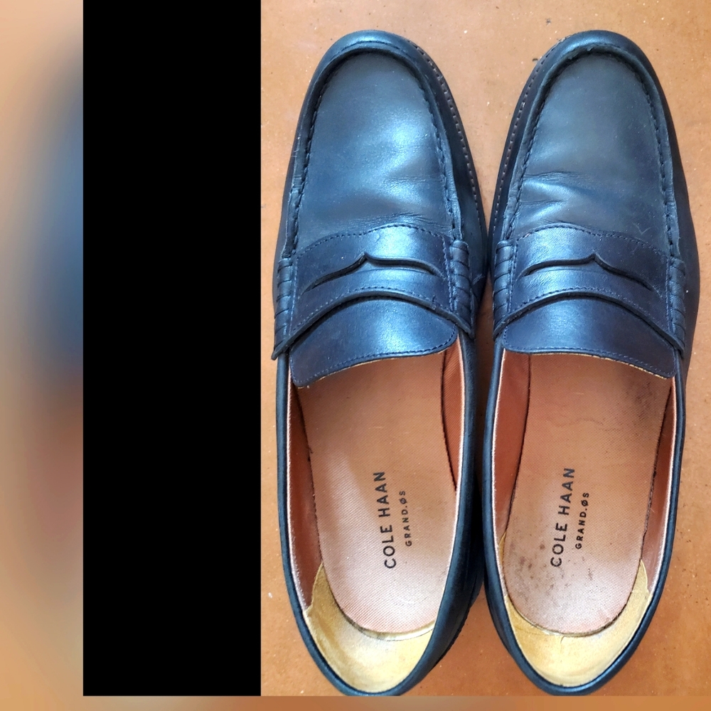 Cole Haan Grand OS Mens Black Penny Loafer - Sz 11